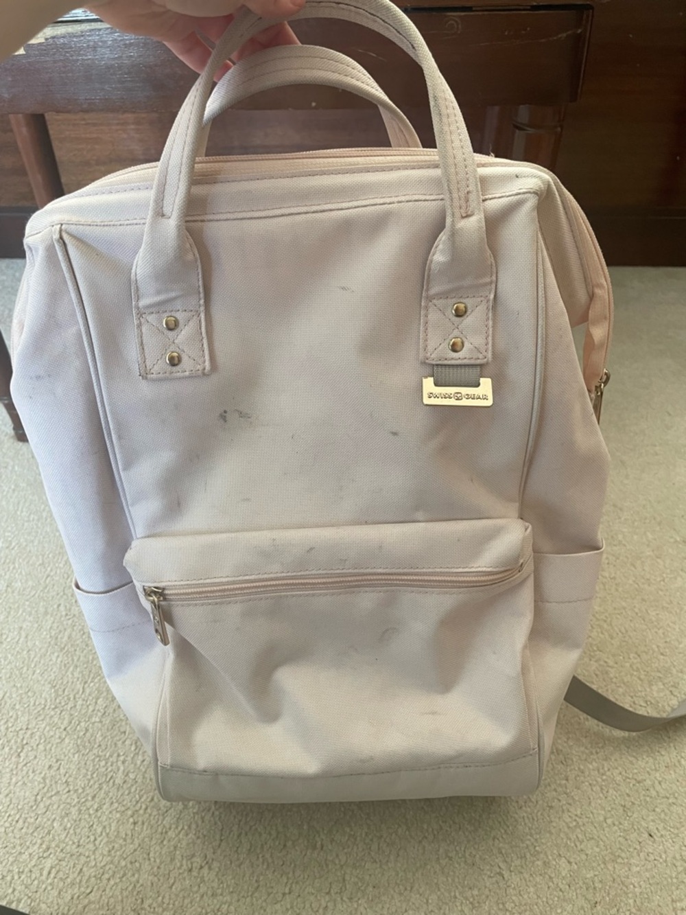 Swiss Gear Light Pink Laptop Backpack